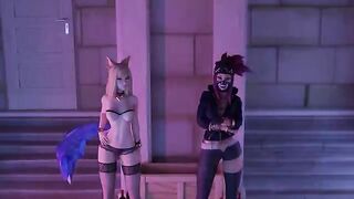 KDA Ahri tries porn for the first time in a stunning gallery