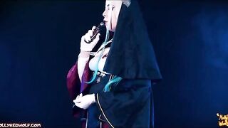 A nun punished me for my sins through intense anal play