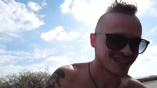 Stupid bitches believed we were Bloggers and got wild on the beach!