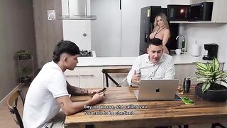 I fucked my step son in front of my husband, unnoticeable