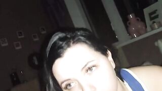 A gorgeous brunette met me for a night in a hotel room