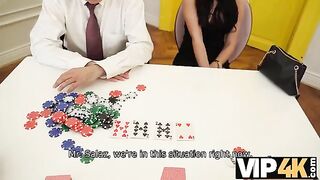 The winner of the poker game got to fuck the bride