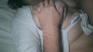 I fucked my wife at night and came on her ass
