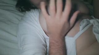 I fucked my wife at night and came on her ass