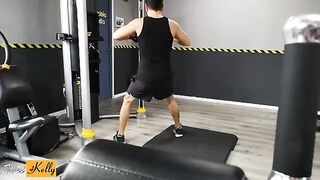 I crushed on my fitness colleague so we fucked in the gym restroom