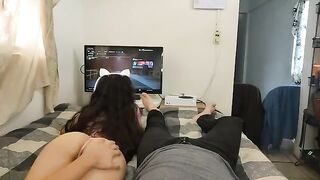 I fucked a gamer girl with big tits, showcasing my skills in Call of Duty: Warzone