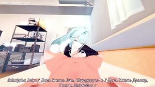 Hentai with Genshin Impact’s Faruzan and a beautiful girl in 4K
