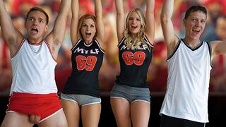 Football Final Four Ends with a Bang for These Two Stepmoms