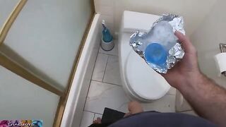 I helped my stepson get a sperm sample by ass and pussy