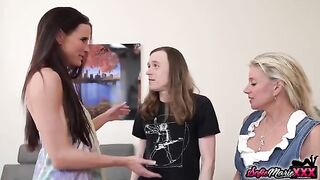 Old and young stepsons are swapping moms in a steamy scenario