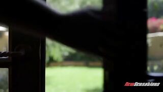 Appetizing girl fucked by her yoga teacher in a steamy session