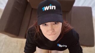 A sexy woman Waldemaria has sex with her boyfriend at high speed