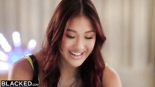 Addicted to BBC, gorgeous streamer Mina gets close with BF