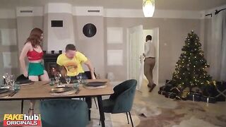 The whole family is gathered for Thanksgiving dinner, but things get weird