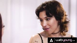 Passionate sex of the college babe Brooklyn Gray with her romantic girlfriend in HD