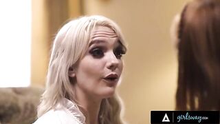 Kenna James passionately fucks her lucky charm Madi Collins after a terrible day