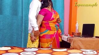 Hot Indian maid experiences her first anal and pussy fuck, it was painful but she enjoyed it
