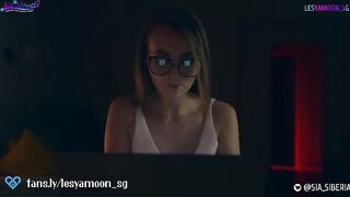 Scary hot Halloween story featuring Lesya Moon and Sia Siberia in a steamy encounter