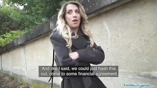 Hot French teacher lures guy with her enticing figure for cash and pleasure
