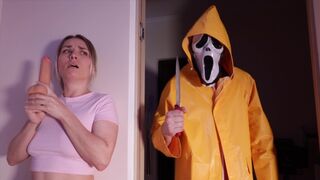 A couple has sex, and the girl is screaming with pleasure