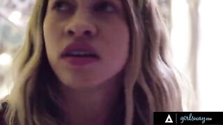 Popular girl Gia Derza cheers up her bullied friend Khloe Kapri in the bathroom