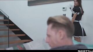 The Spanish maid got access to the house by seducing the husband