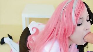 Hidori Rose fucks a big cock while cosplaying Neopolitan RWBY