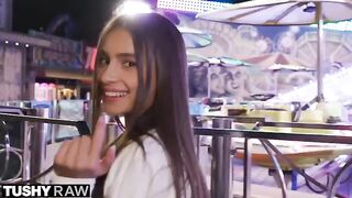 TUSHYRAW Perfect petite Vanessa gets her ass stretched out, showcasing intense hardcore action