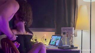 A cute 18-year-old girl smokes weed and has sex in a lo-fi session