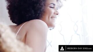 Scarlit Scandal and Alina Ali's hot interracial threesome