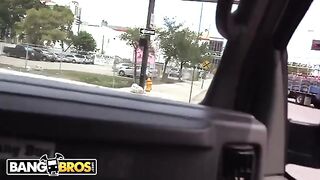 A hot chick doesn’t need money with the Bang Bus around
