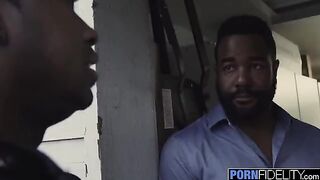 Hot MILF Nina Elle gets fucked by two black cocks