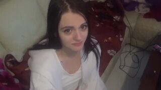 A man was scolded by his stepdaughter for smoking a cigarette