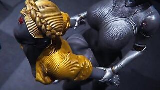 Ballerina Atomic Hearth gets her big dick out to fuck
