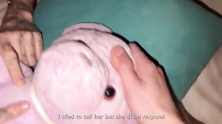 The young girl has sex with a guy with a big cock early in the morning