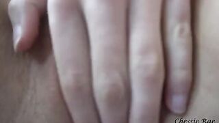 Girlfriend with big boobs masturbates her wet pussy using a dildo in POV