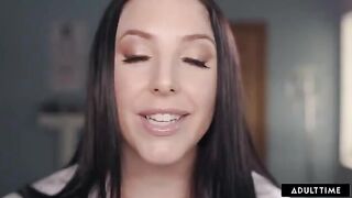 Sexy doctor Angela White gives a hot physical exam in ASMR