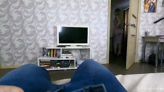A stepson got his stepmom pregnant with a creampie