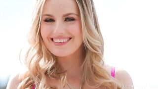 Scarlett Sage, the petite firecracker from Richmond, Virginia, gets her pussy pounded by Damion Dayski’s massive BBC