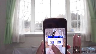 A cute girl got locked in a doghouse and had sex with her owner