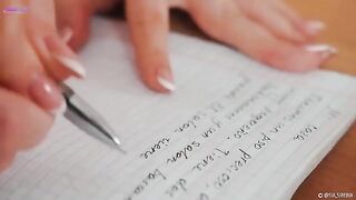 Squirt while learning Spanish with a hot solo girl, damn hot!