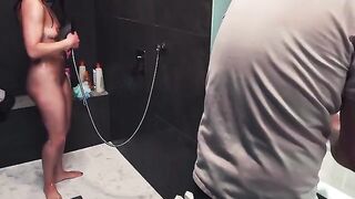 A guy experienced a ruined orgasm after getting his dick wet in the shower