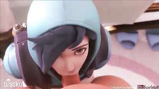 Overwatch Tracer 2021 compilation with sound - RedScarlet28's animated madness!