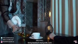 The Lord and his Clumsy Maid - MollyRedWolf - Big cock for a horny maid