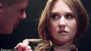 Ashley Lane explores her anal kinks and rope bondage in a sensual scene