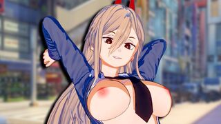Chainsaw Man Power Hentai is a great anime and manga-based porn video
