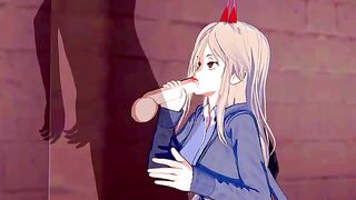 Chainsaw Man Power Hentai is a great anime and manga-based porn video