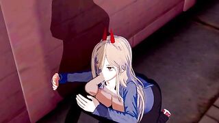 Chainsaw Man Power Hentai is a great anime and manga-based porn video