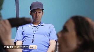 The coach allowed Davin King to prepare with Chanel Preston in a steamy scenario
