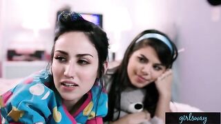 A Retro Sleepover With Gina Valentina And Gianna Dior Is The Best